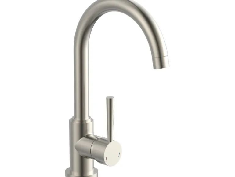 Schütte Design-Spültischarmatur Cornwall Niederdruck Edelstahl-Optik