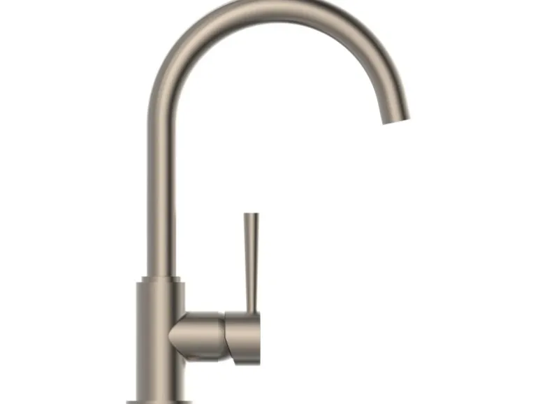 Schütte Design-Spültischarmatur Cornwall Niederdruck Edelstahl-Optik