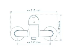 Schütte Duscharmatur Magna Chrom