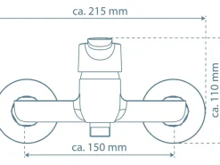Schütte Duscharmatur Vico Chrom