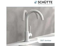 Schütte Spültischarmatur Cornwall Weiß Matt