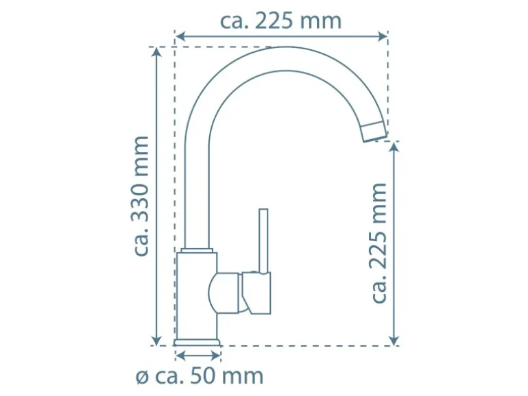 Schütte Spültischarmatur Niederdruck Casalla Chrom