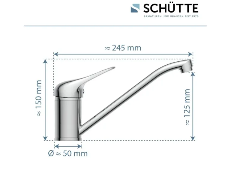 Schütte Spültischarmatur Porto Chrom