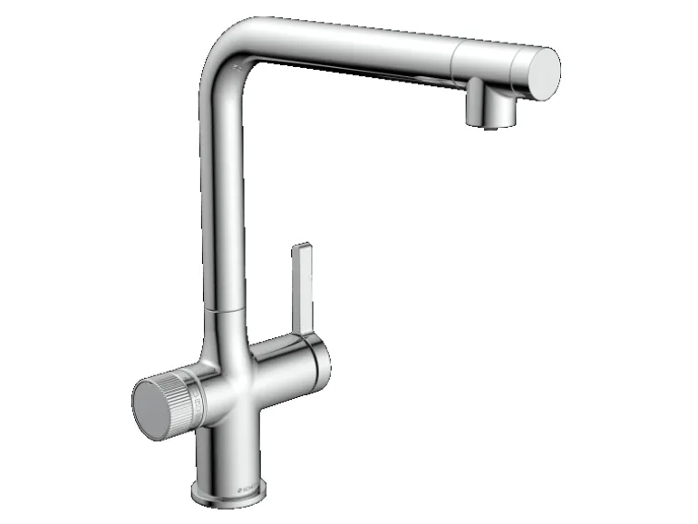 Schütte Sprudelwasser-Spültischarmatur-Set Aquastar Premium Chrom