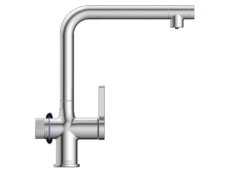 Schütte Sprudelwasser-Spültischarmatur-Set Aquastar Premium Chrom