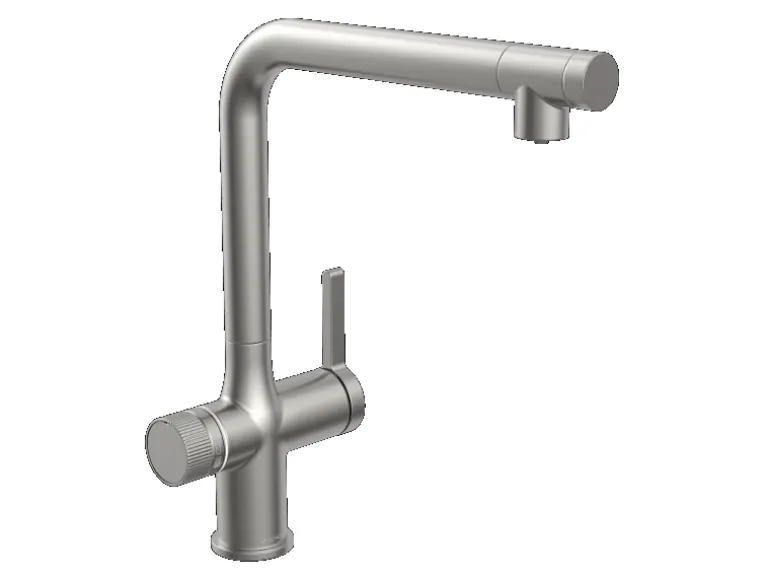 Schütte Sprudelwasser-Spültischarmatur-Set Aquastar Premium Edelstahloptik