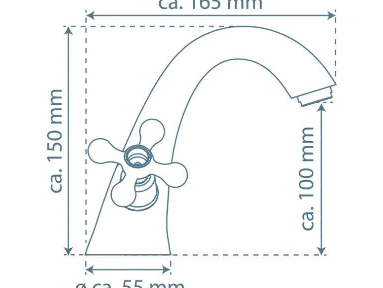 Schütte Waschbeckenarmatur Elk Chrom