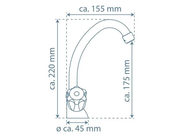 Schütte Waschtischarmatur Savino Chrom