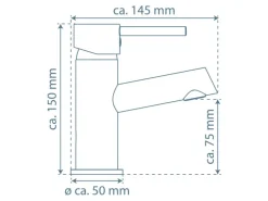 Schütte Waschtischarmatur Laurana Chrom