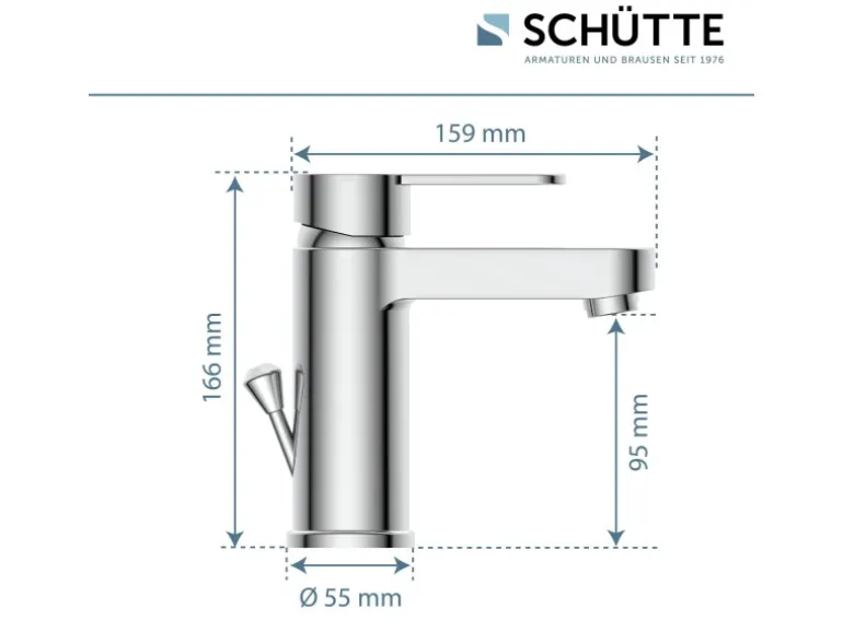 Schütte Waschtischarmatur Elephant Chrom