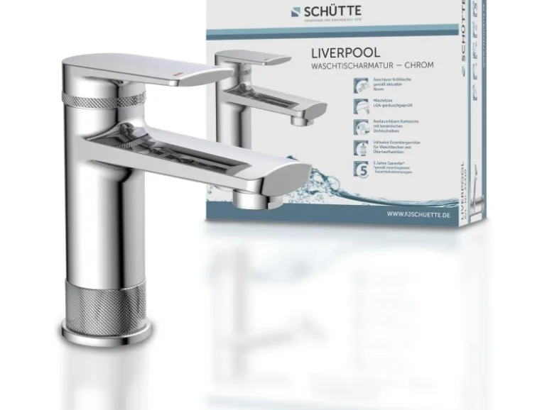 Schütte Waschtischarmatur Liverpool Chrom