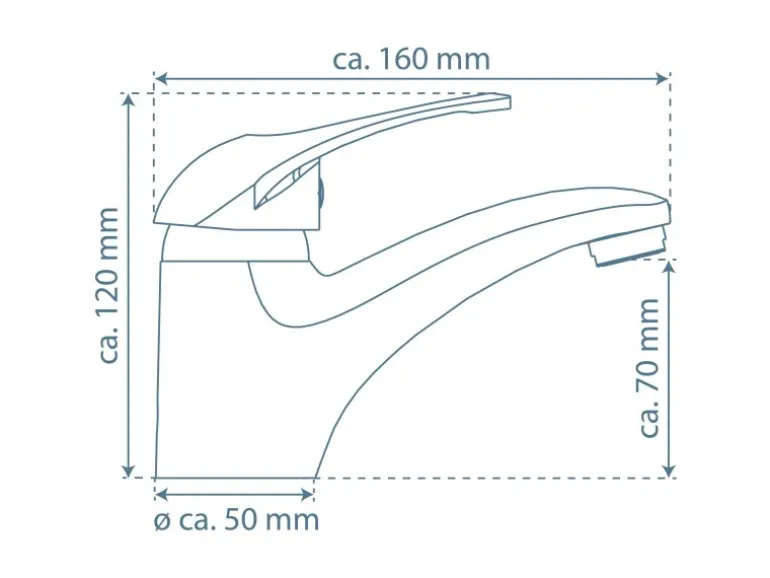 Schütte Waschtischarmatur Calvino Chrom