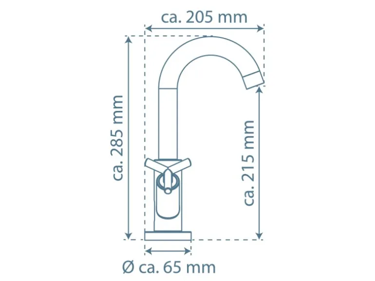 Schütte Waschtischarmatur Eliot Chrom