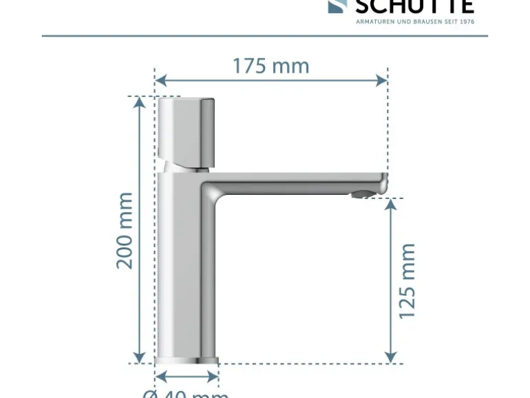 Schütte Waschtischarmatur New York Chrom