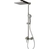 Schulte Duschsystem DuschMaster Rain Classic Eckig Edelstahloptik