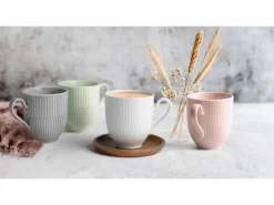 Seltmann Weiden Amina Frühstücks-Set 18-teilig Silbergrau