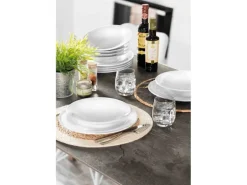 Seltmann Weiden Beat Coor Glaze Tafelservice 12-teilig Weiß