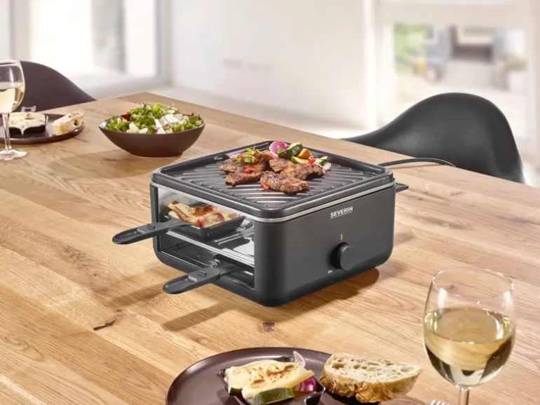 Severin Mini-Raclette-Grill RG 2360 Black Line Lite 800 W
