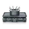 Severin Raclette-Fondue Kombination RG 2347 mit Grillplatte 1.400 W