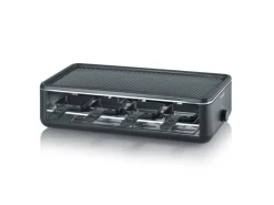 Severin Raclette-Grill RG 2365 Black Line Lite mit Grillplatte 1.300 W