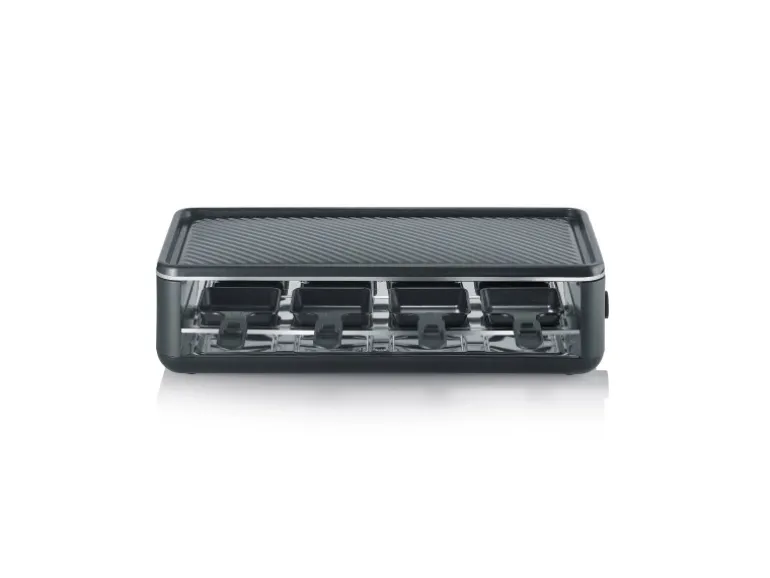 Severin Raclette-Grill RG 2365 Black Line Lite mit Grillplatte 1.300 W