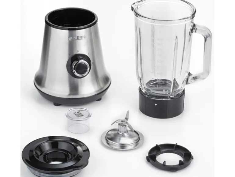 Severin Standmixer SM 3734 Edelstahl Schwarz