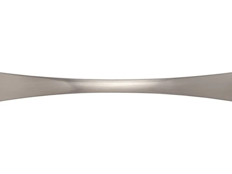 Siro Möbelgriff Metall Druckguss Edelstahleffekt Lochabstand 128 mm 5 Stück