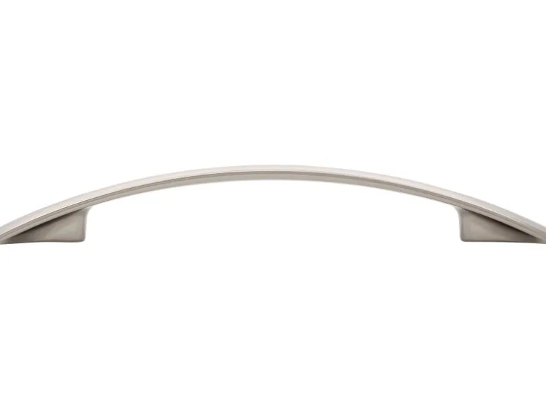 Siro Möbelgriff Metall Druckguss Edelstahleffekt Lochabstand 128 mm 5 Stück