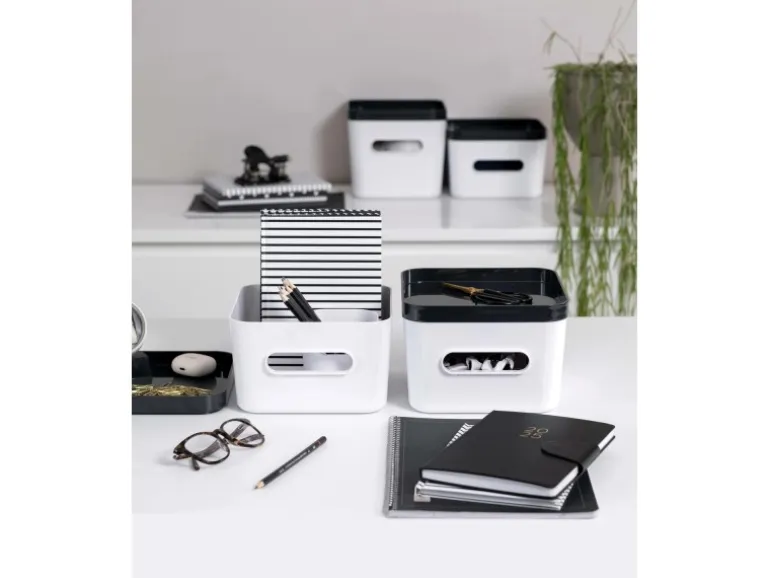 SmartStore Compact Square L weiß Aufbewahrungsbox