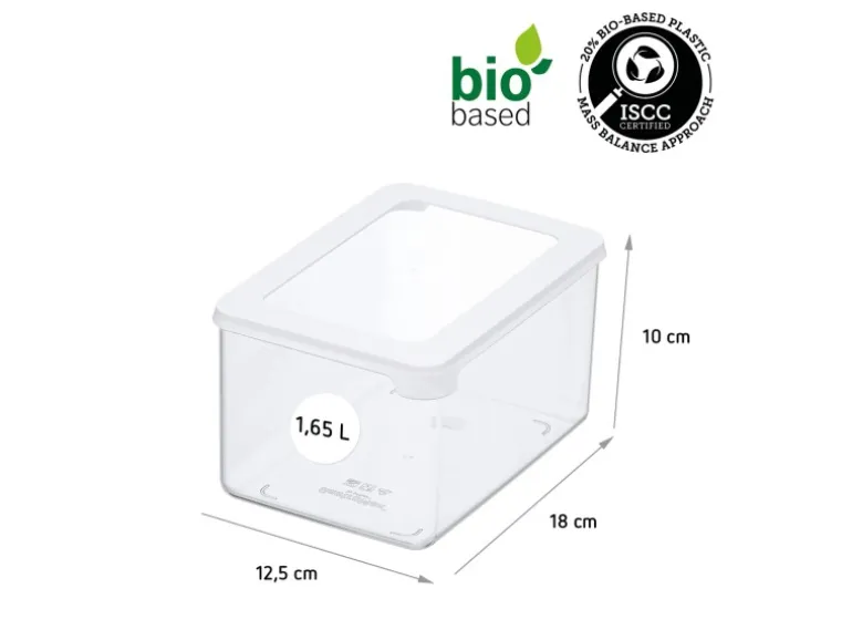 SmartStore Trockenvorratsbehälter Vision 1,65 l Transparent