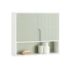 SoBuy Hängeschrank Badezimmerschrank Wandschrank Küchenschrank BZR140-GR