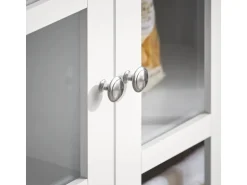 SoBuy Küchenschrank Kücheninsel Kommode Sideboard Buffet Weiß FSB77-W