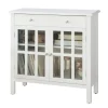SoBuy Küchenschrank Kommode Sideboard Flurschrank Wohnzimmerschrank FSB23-W