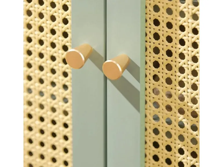SoBuy Schuhschrank Küchenschrank Sideboard Kommode Grün FSB72-GR
