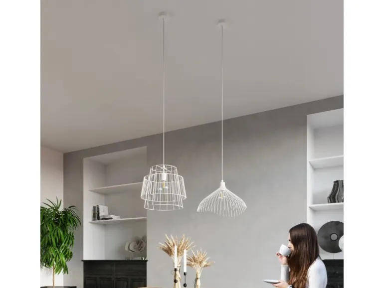 Sollux Lighting Hängeleuchte UMB Weiß