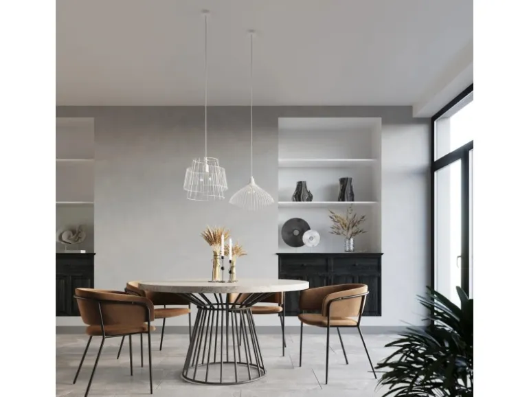 Sollux Lighting Hängeleuchte UMB Weiß