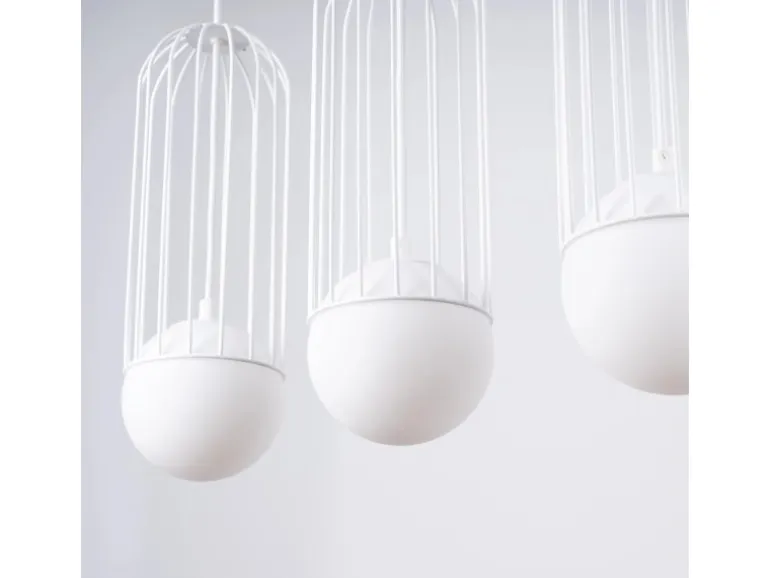 Sollux Lighting Pendelleuchte Brina 3L Weiß