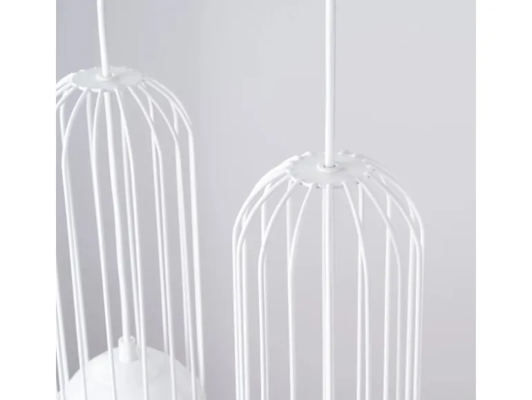 Sollux Lighting Pendelleuchte Brina 3L Weiß