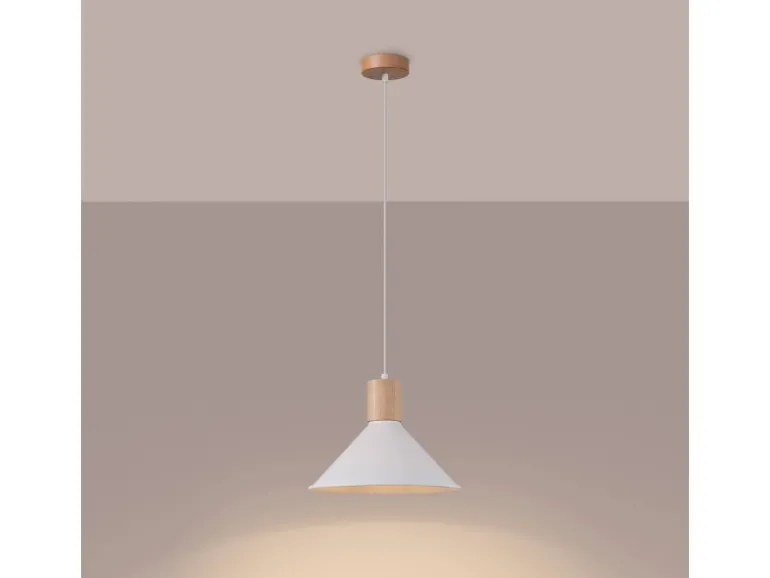 Sollux Lighting Pendelleuchte Jaga Weiß