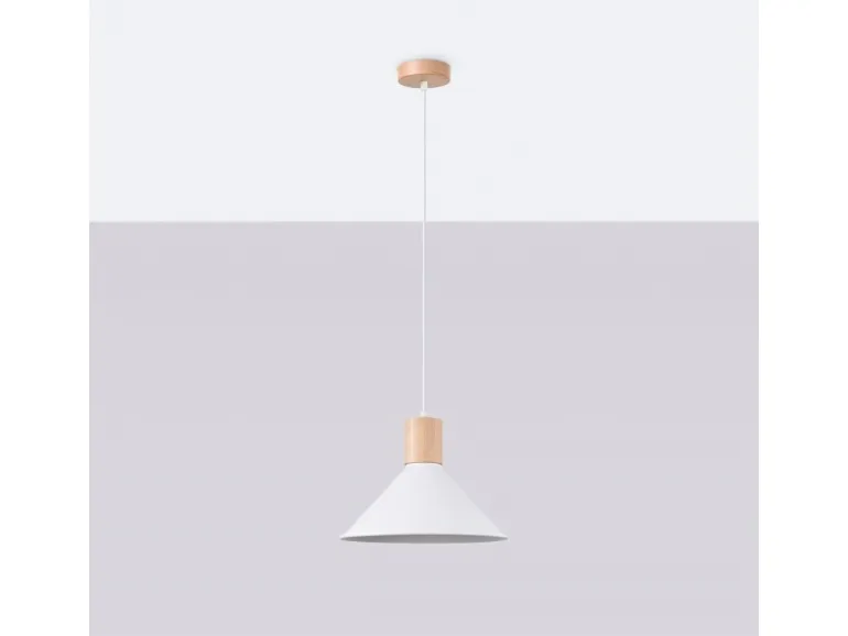 Sollux Lighting Pendelleuchte Jaga Weiß