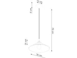 Sollux Lighting Pendelleuchte Zuma Schwarz
