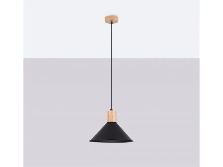 Sollux Lighting Pendelleuchte Jaga Schwarz
