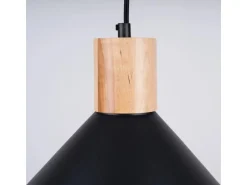 Sollux Lighting Pendelleuchte Jaga Schwarz
