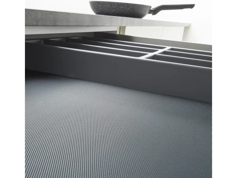 SOTECH Antirutschmatte ORGA WEAVE 525 mm Silbergrau Zuschneidbar