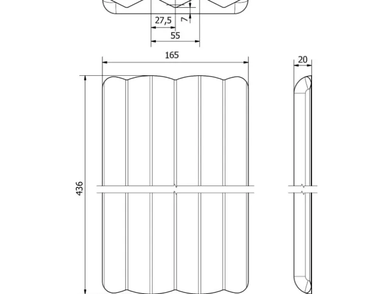 SOTECH Bambus Gewürzeinsatz 436x165x20 mm Für ORGA-BOX 2 und 3 Besteckeinsätze mit Canvas Struktur