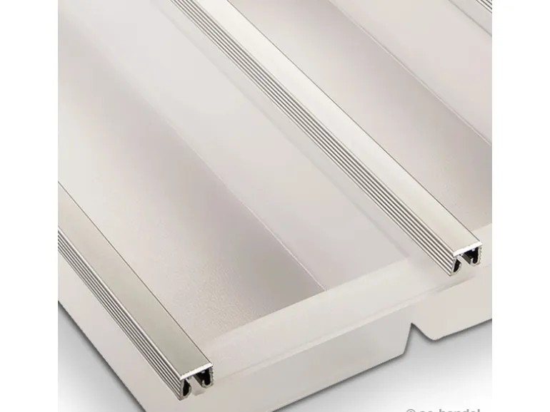 SOTECH Cuisio Besteckeinsatz 600 mm Höhe 55 mm Transluzent Weiß mit Messerblock