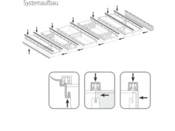 SOTECH Cuisio Besteckeinsatz 1000 mm Höhe 55 mm Transluzent Graphitgrau mit Messerblock
