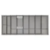 SOTECH Cuisio Besteckeinsatz 55mm Transluzent Graphitgrau mit Messerblock Für Blum Legrabox 473mm Korpusbreite 1200mm