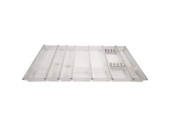 SOTECH Cuisio Besteckeinsatz 1000 mm Höhe 55 mm Transluzent Weiß mit Messerblock