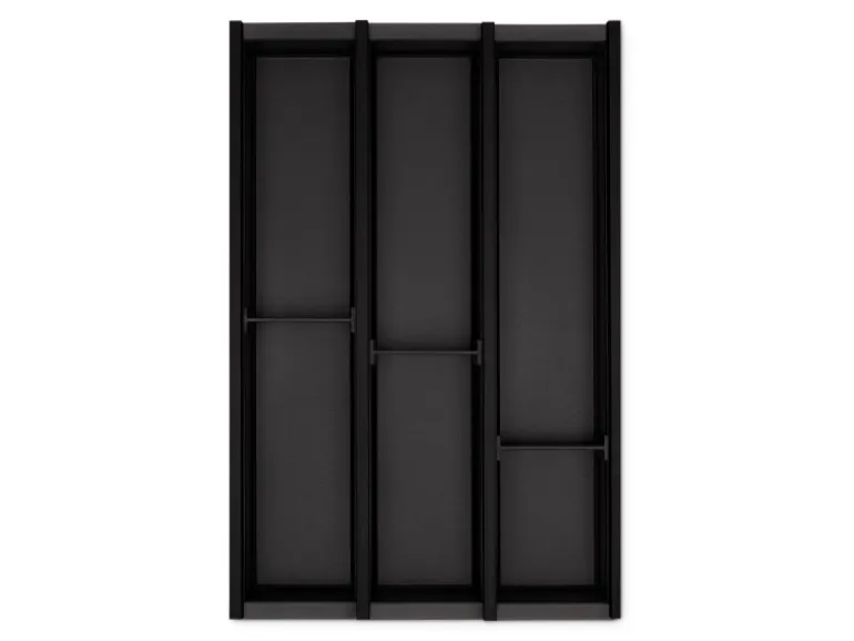 SOTECH Cuisio Besteckeinsatz 400 mm Höhe 55 mm Transluzent Anthrazit Für Blum Legrabox 473 mm